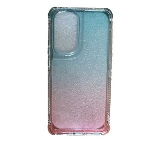 Motorola Edge 30 Phone Case‎ Full-Body Rugged Transparent Pink Blue